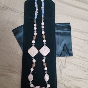 Handmade Cuban necklace with stones